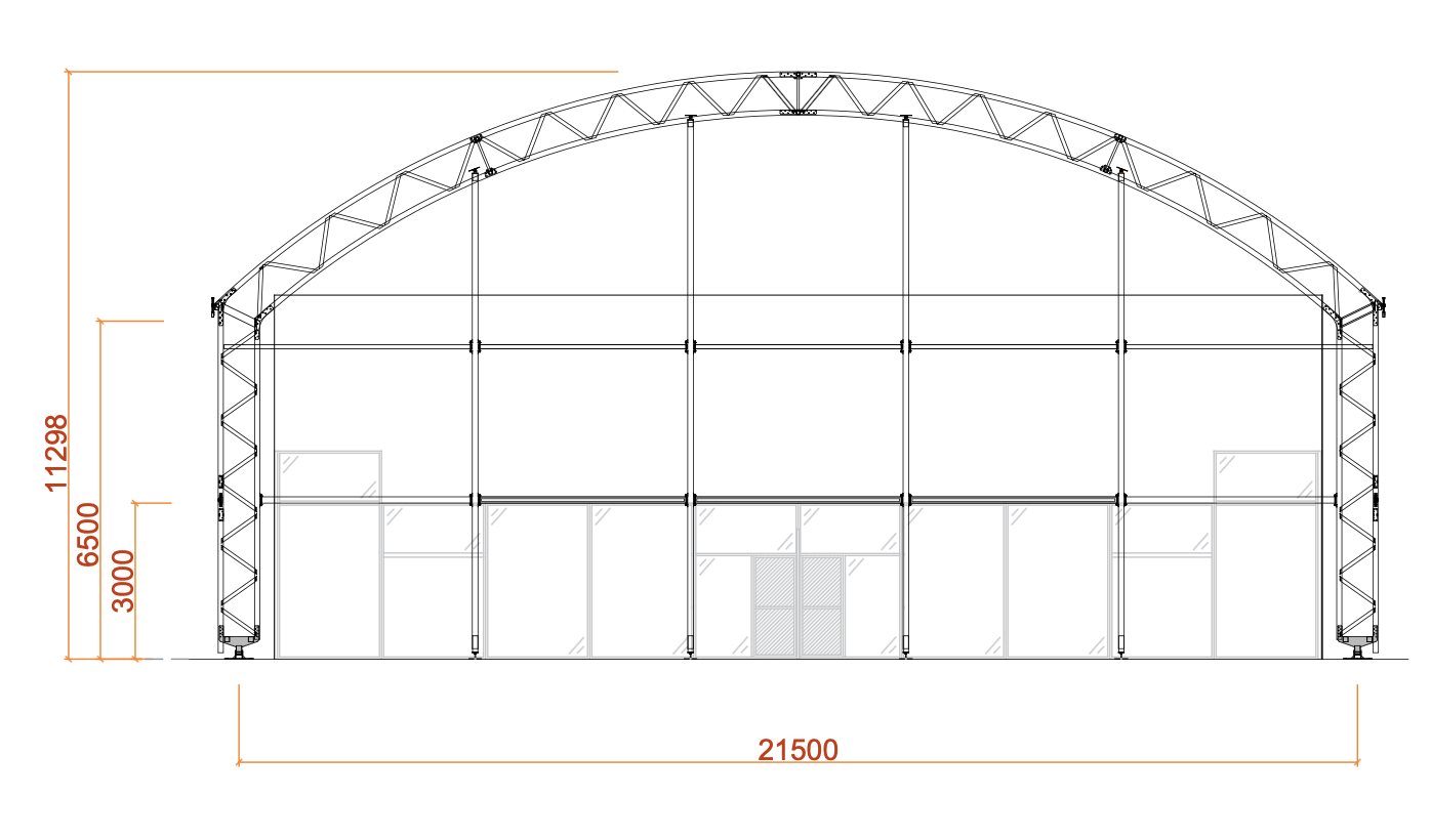 Technik Visualisierung Überdachung – Details und Systemlogik