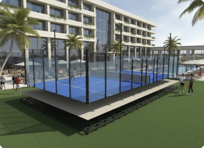 Mobile Fundament-Konstruktion – technische Visualisierung